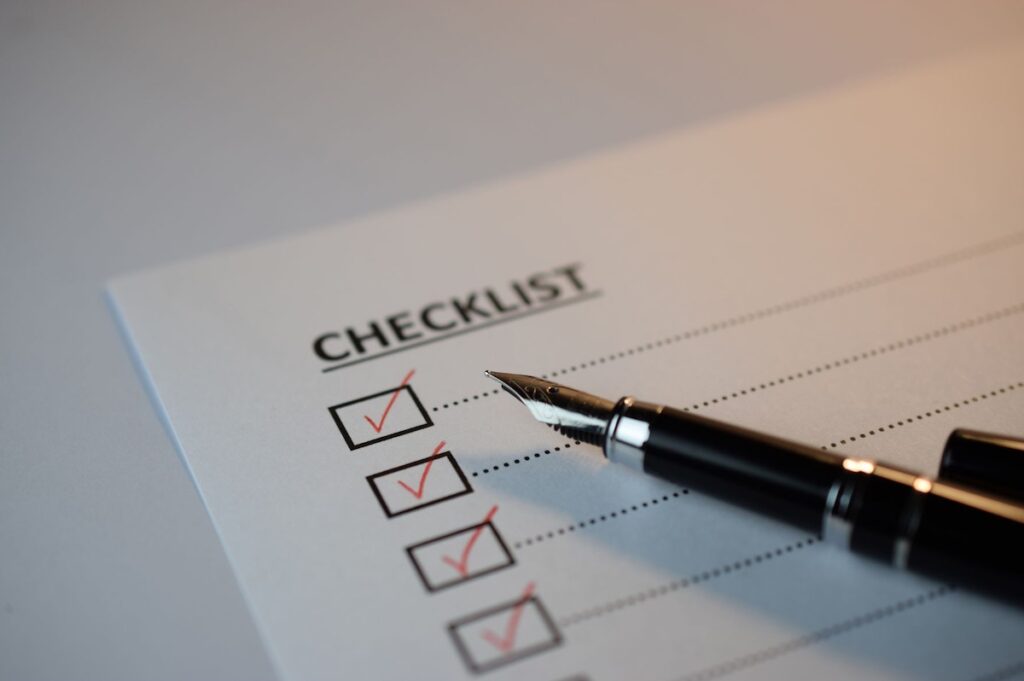 Checklist