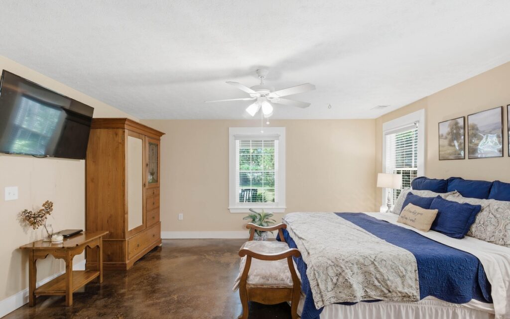 Master bedroom at 376 County Shop Road