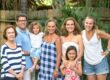 Extended family group together.
