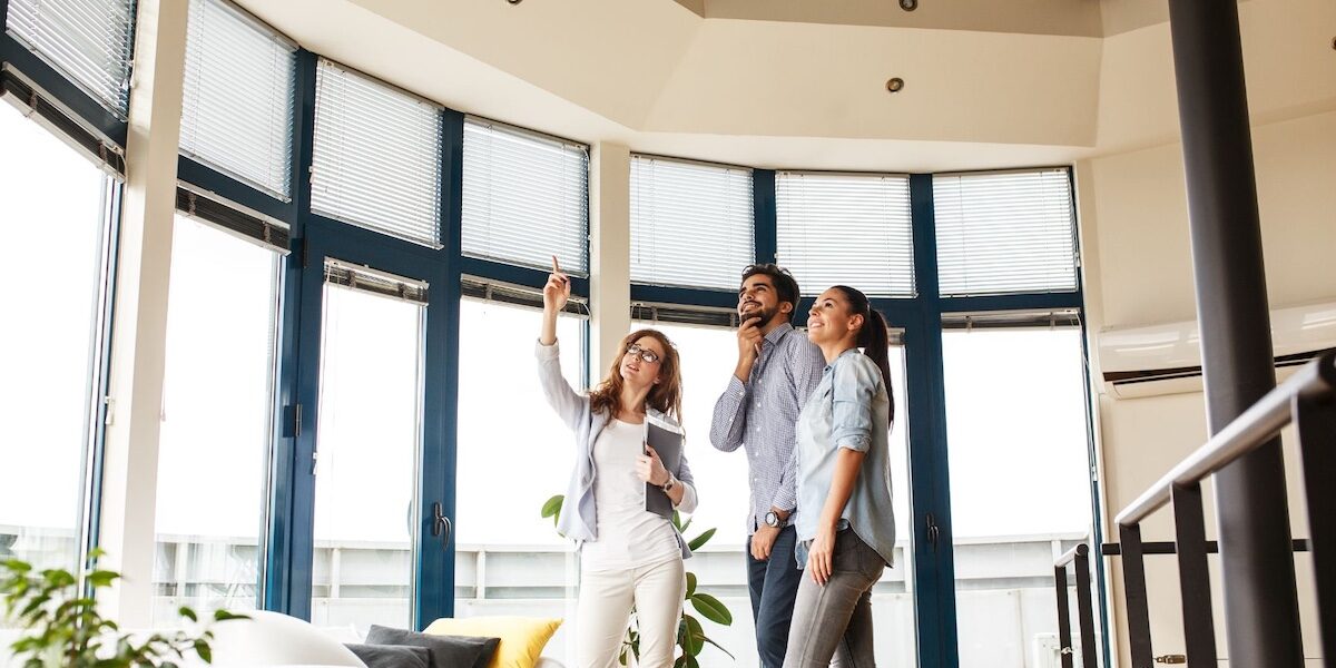 Buyer's Agent showing a home