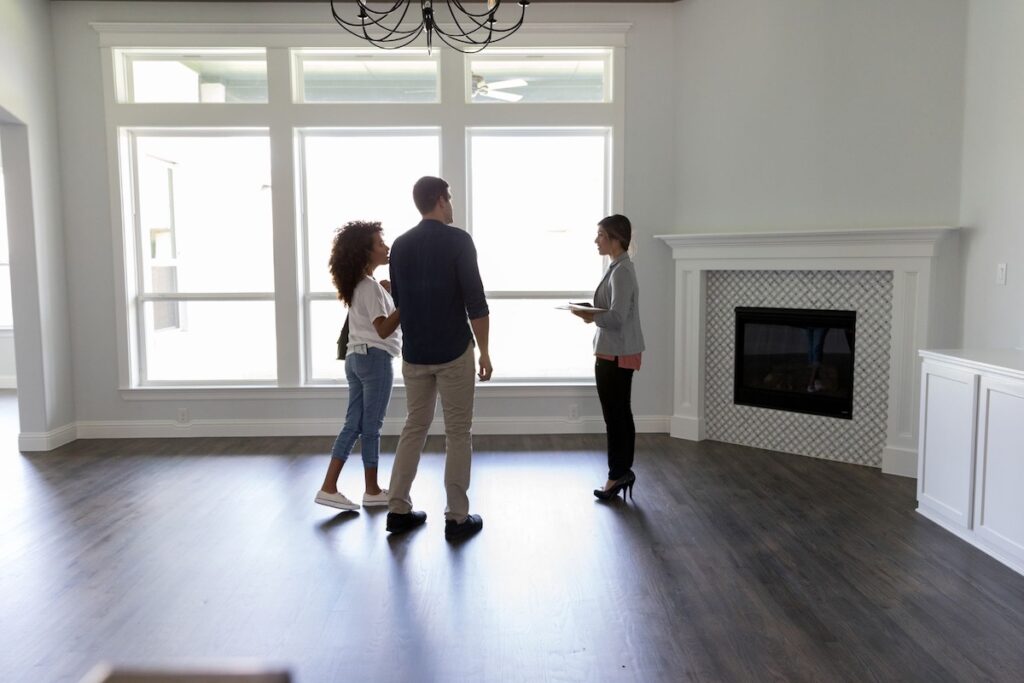 Buyer's agent with a couple 