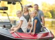 Family on their new boat