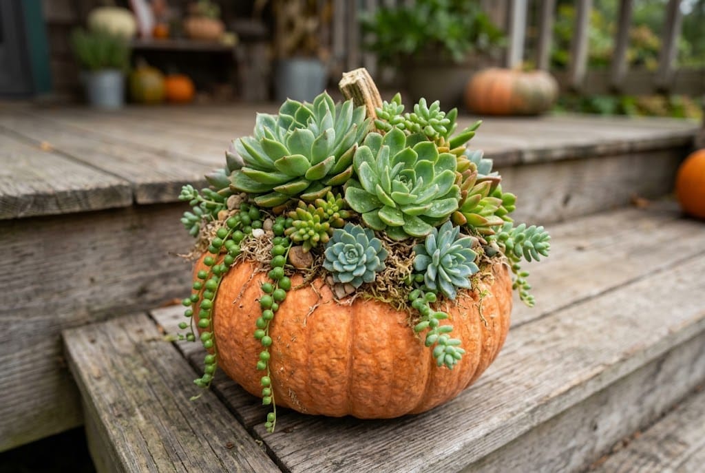 Succulent pumpkin